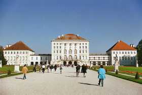 The Nymphenburg Palace in Munich, a baroque summer residence of Bavarian royalty