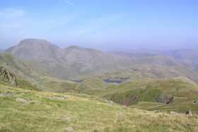 Great Gable and Green Gable viewed from Esk Hause