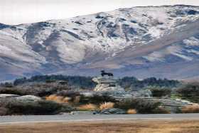 The tribute to the faithful sheepdog at Lake Tekapo