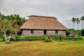 A village bure on the Coral Coast, Vitu Levu