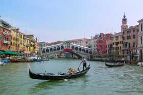 The Grand Canal and Rialto Bridge