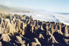 The weird and wonderful pancake rocks at Punakaiki