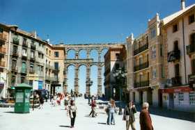 The magnificent Roman aquaduct at Segovia