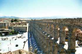 The magnificent Roman aquaduct at Segovia